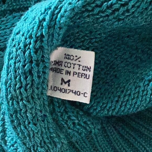 Peruvian Connection Cable Knit Cardigan Sweater - Picture 7 of 7